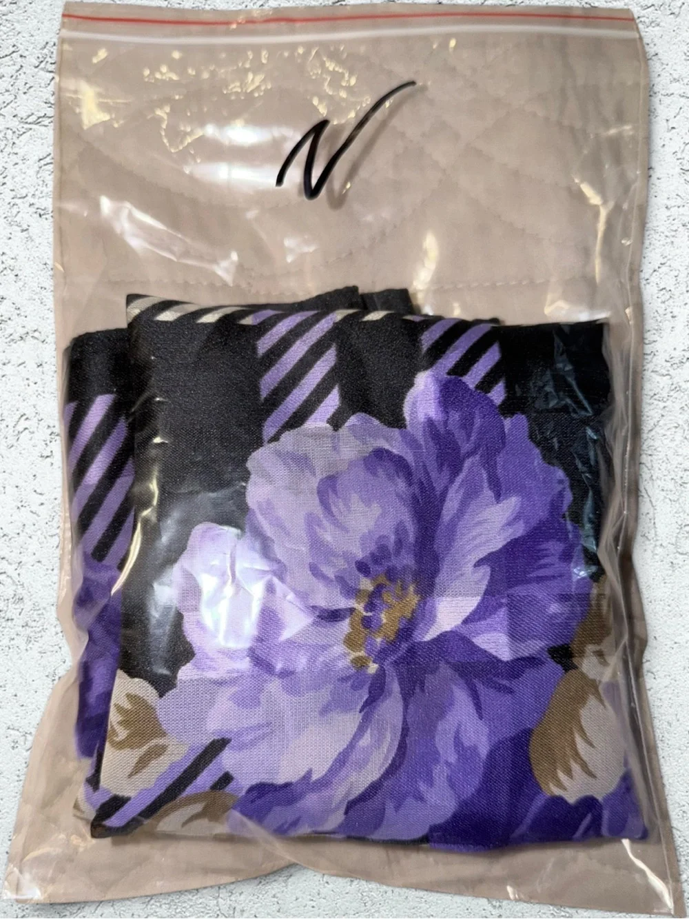 🌻Made in Italy Floral Plaid Square Scarf in Bandanna Square